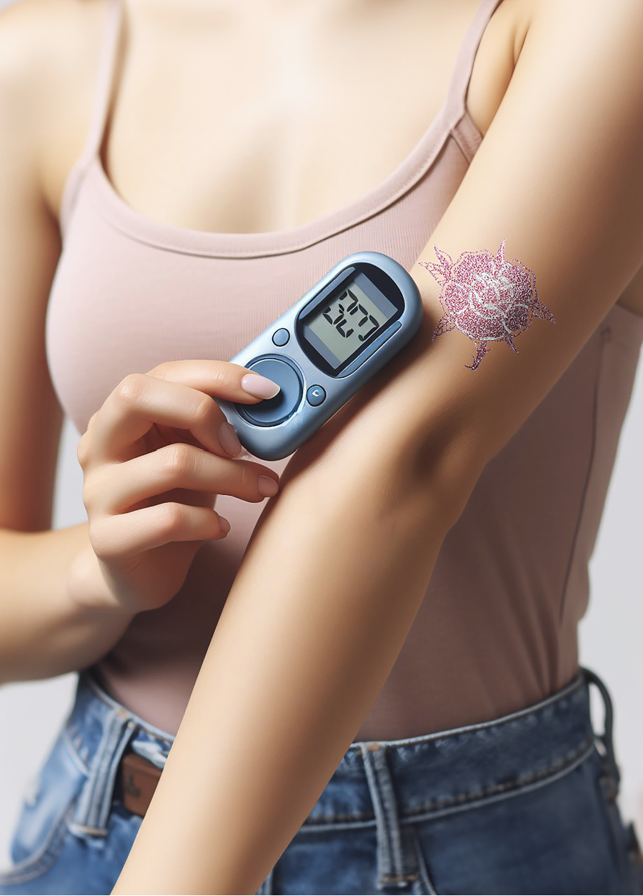 Bijou de peau Duo de Roses Rock M Care